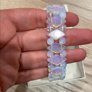 Iridescent Beaded Bracelet